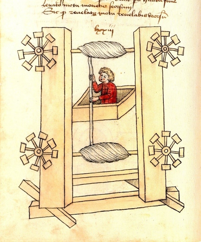 Lift prototípusa a 15. századból